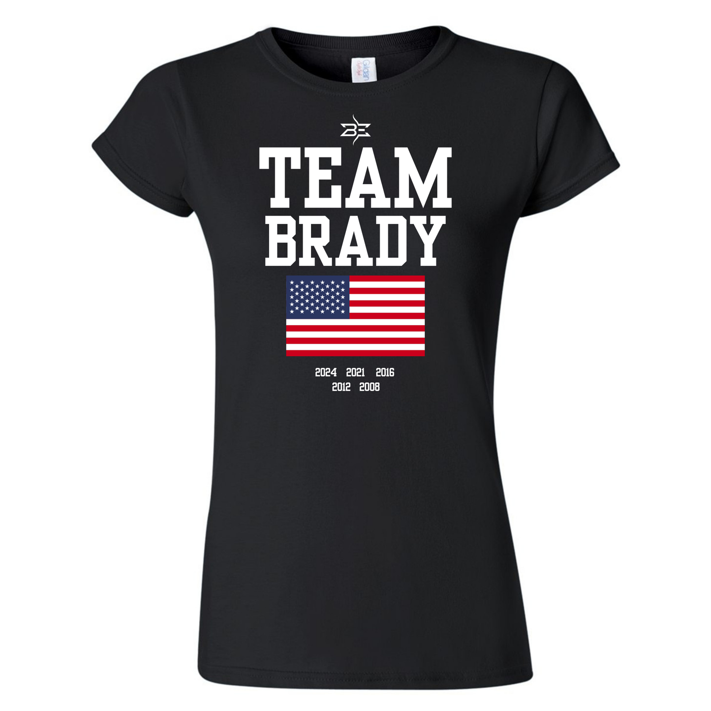 USA FLAG DESIGN T-SHIRT FOR WOMEN