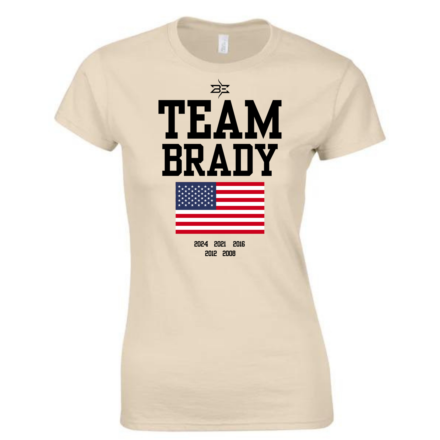 USA FLAG DESIGN T-SHIRT FOR WOMEN