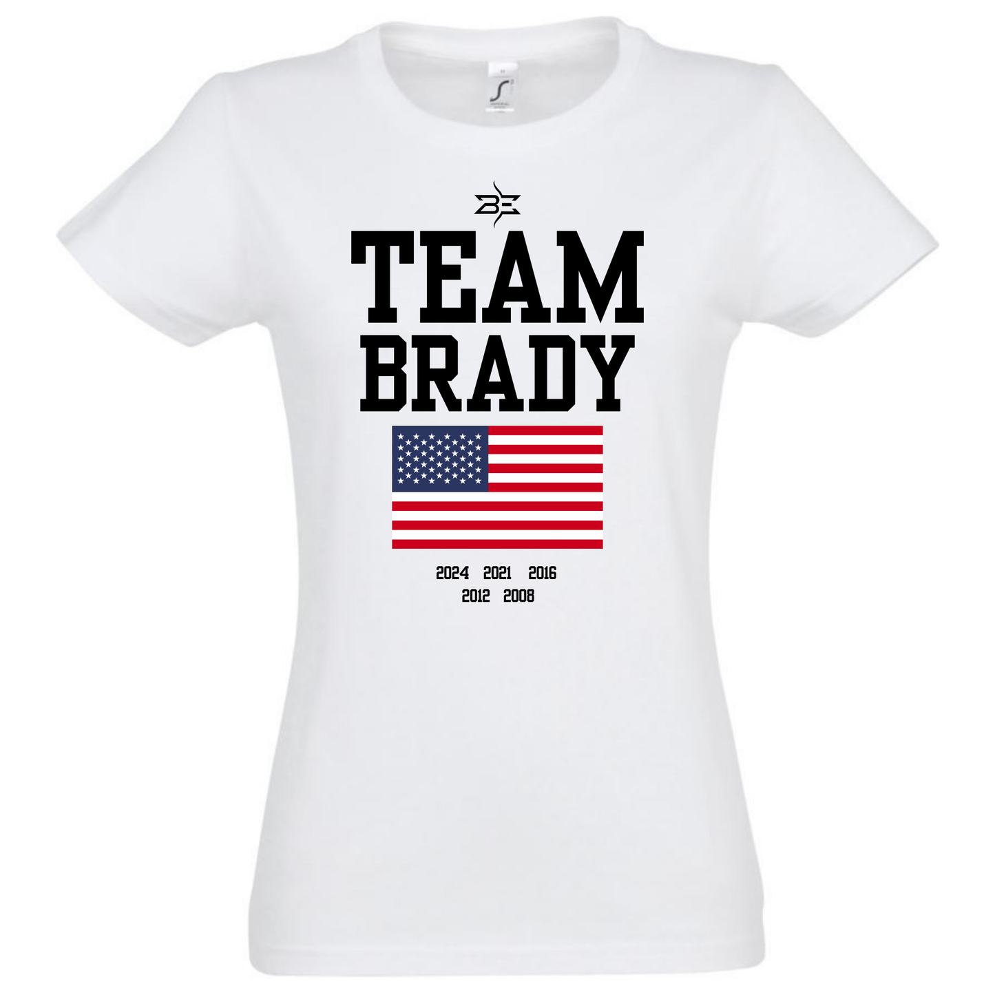 USA FLAG DESIGN T-SHIRT FOR WOMEN