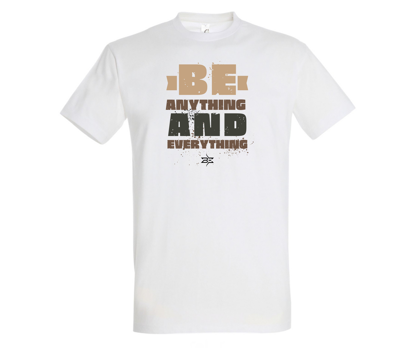 BE SLOGAN DESIGN T-SHIRT FOR MEN