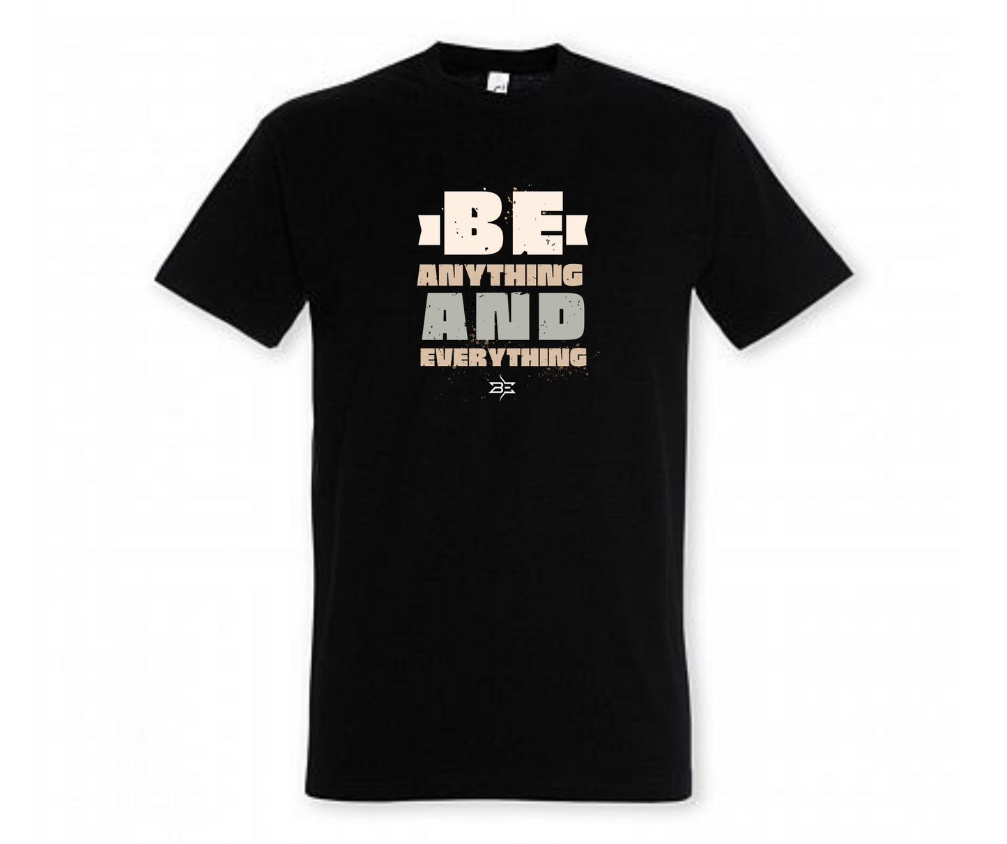 BE SLOGAN DESIGN T-SHIRT FOR MEN