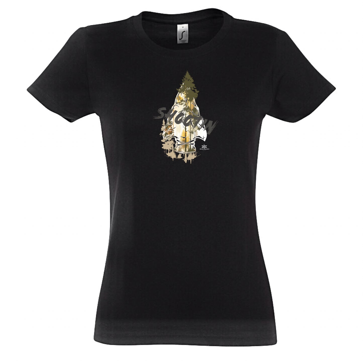 SHOOTIN' ARROWS ARCHERY DESIGN WOMEN' T-SHIRT