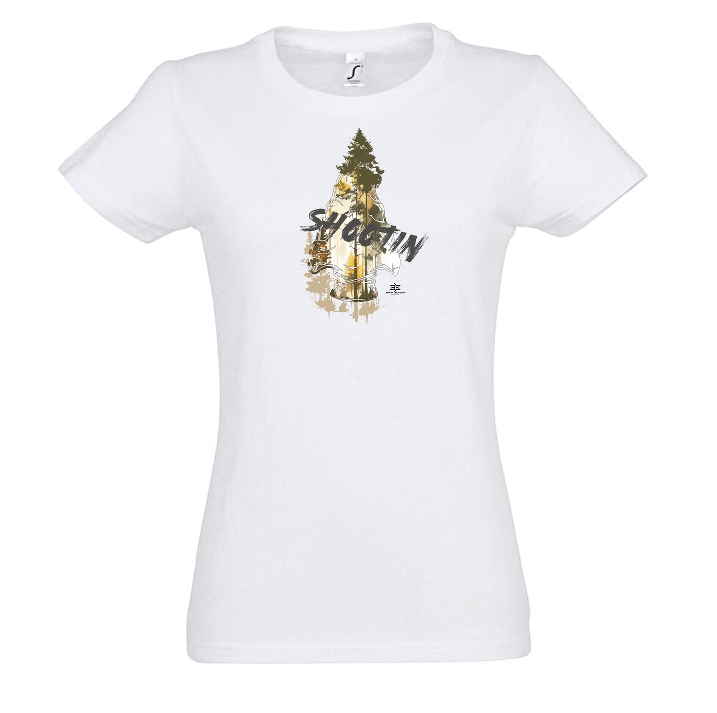 SHOOTIN' ARROWS ARCHERY DESIGN WOMEN' T-SHIRT