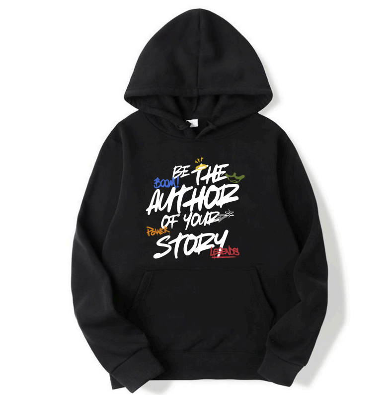 BE THE AUTHOR DESIGN UNISEX HOODIE