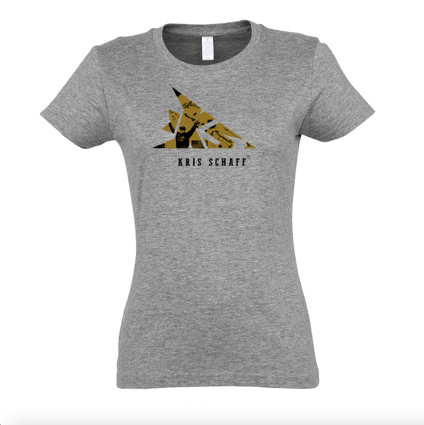 KRIS SCHAFF CHAMPION ARCHERY LOGO WOMEN'S T-SHIRT