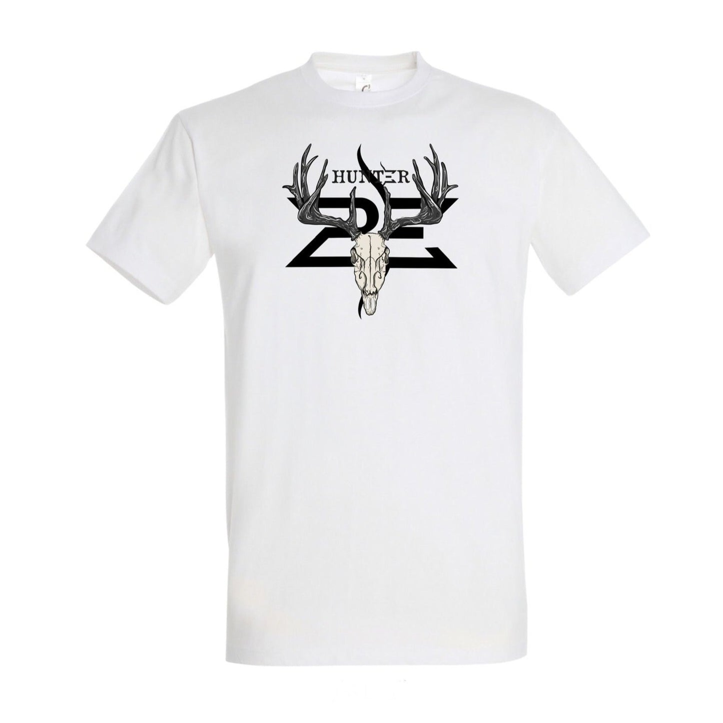 WHITE DEER SKULL MEN'S T- SHIRT