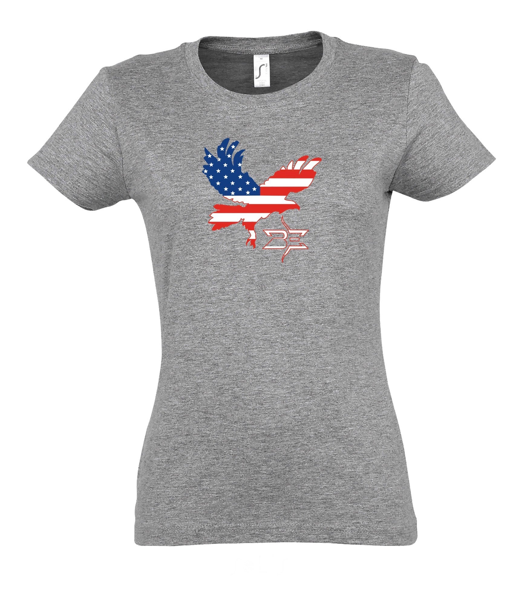 GREY EAGLE DESIGN WOMEN'S T- SHIRT