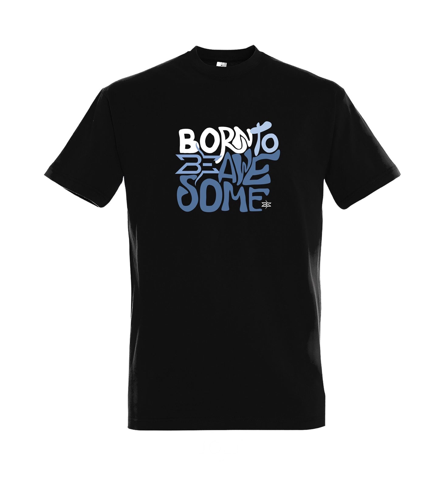 BLACK BORN TO BE AWESOME MEN'S T-SHIRT