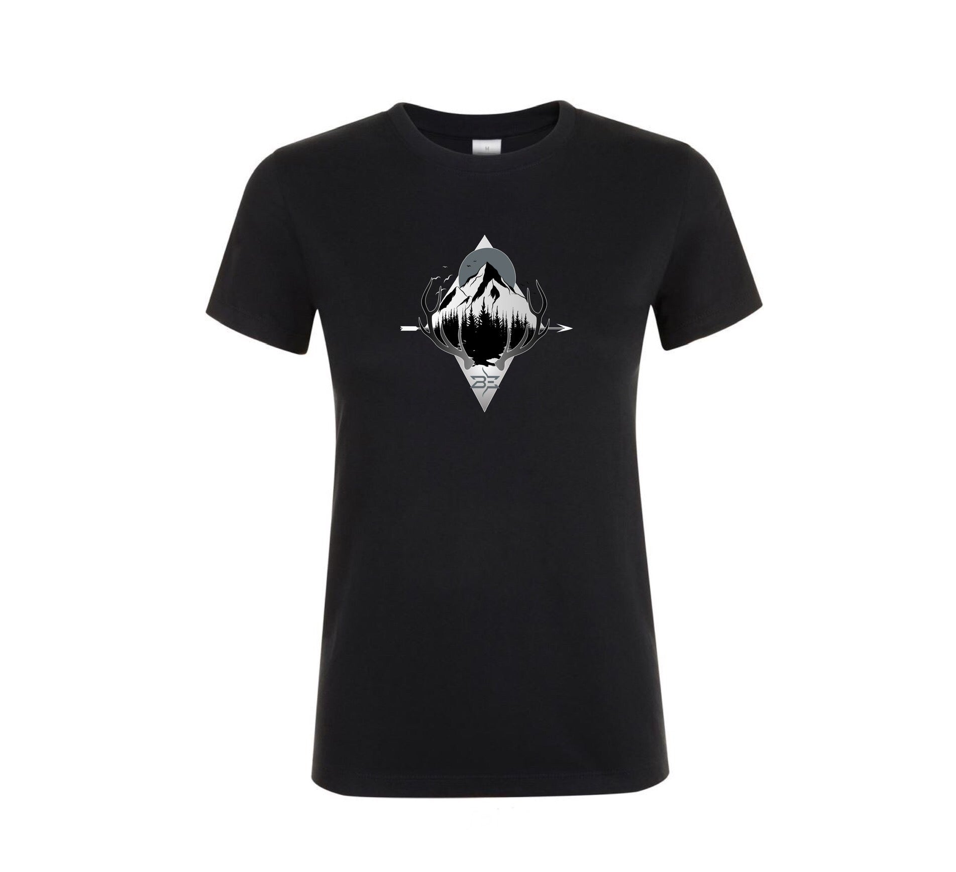 BLACK ELK MOUNTAIN DESIGN WOMEN'S T- SHIRT