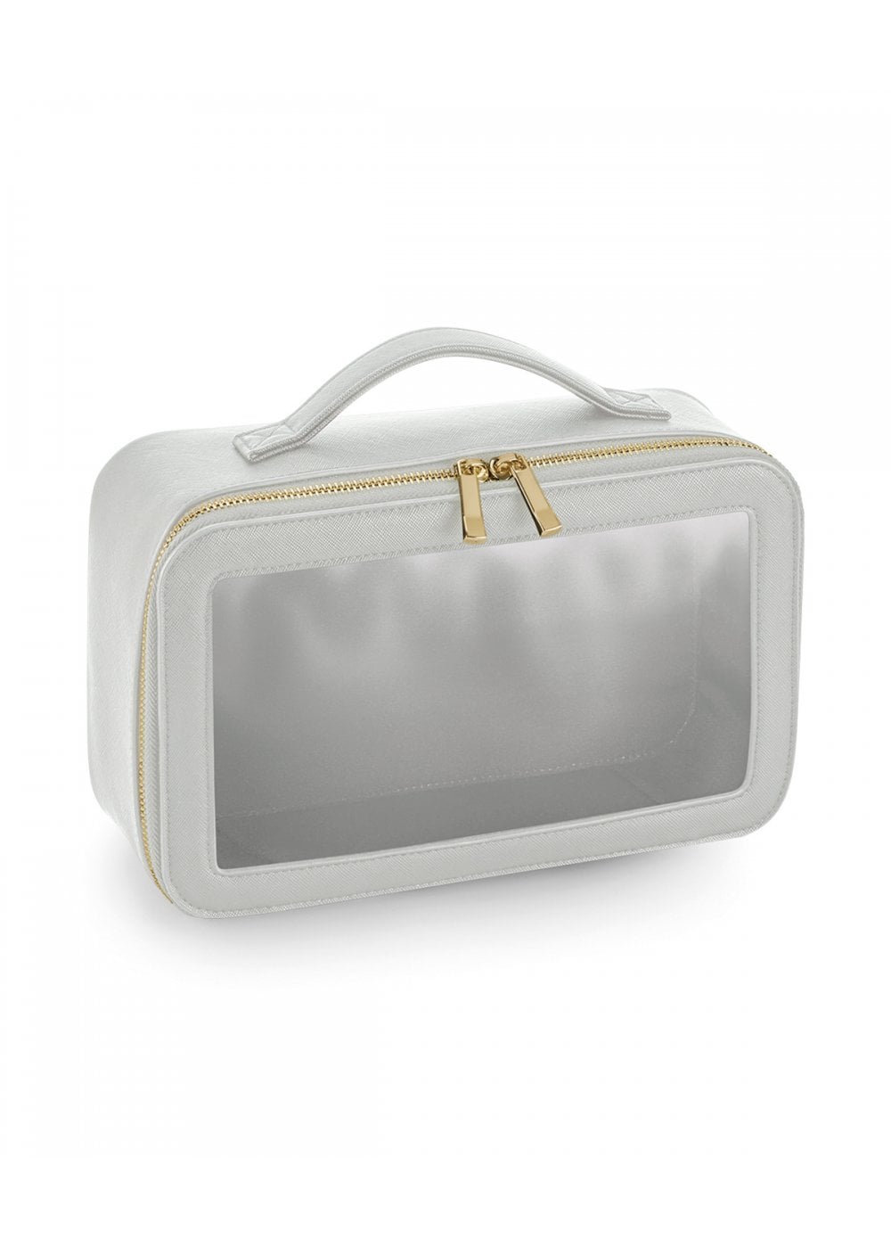 CLEAR TRAVEL COSMETIC BAG GREY