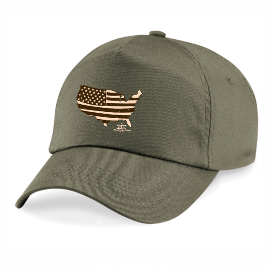 OLIVE GREEN USA DESIGN CAP
