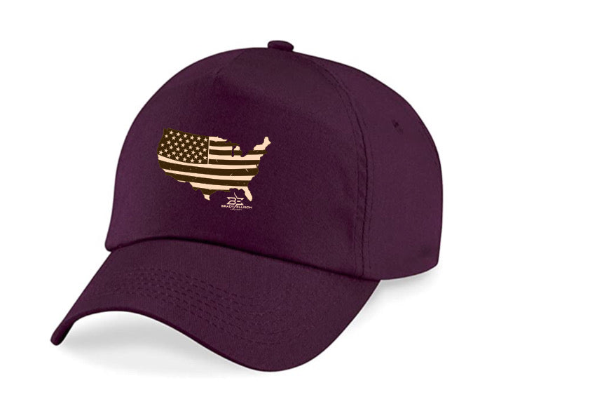 PURPLE USA DESIGN CAP