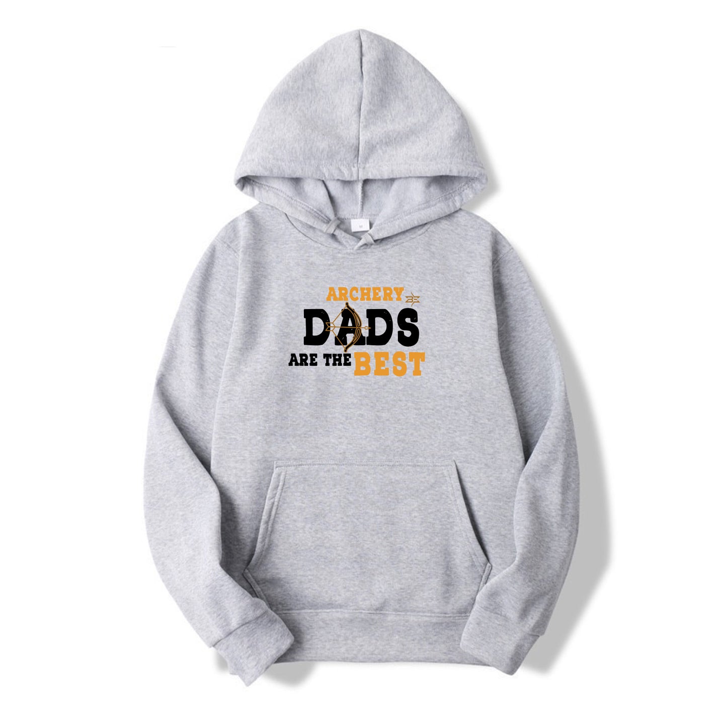 GREY ARCHERY DAD HOODIE