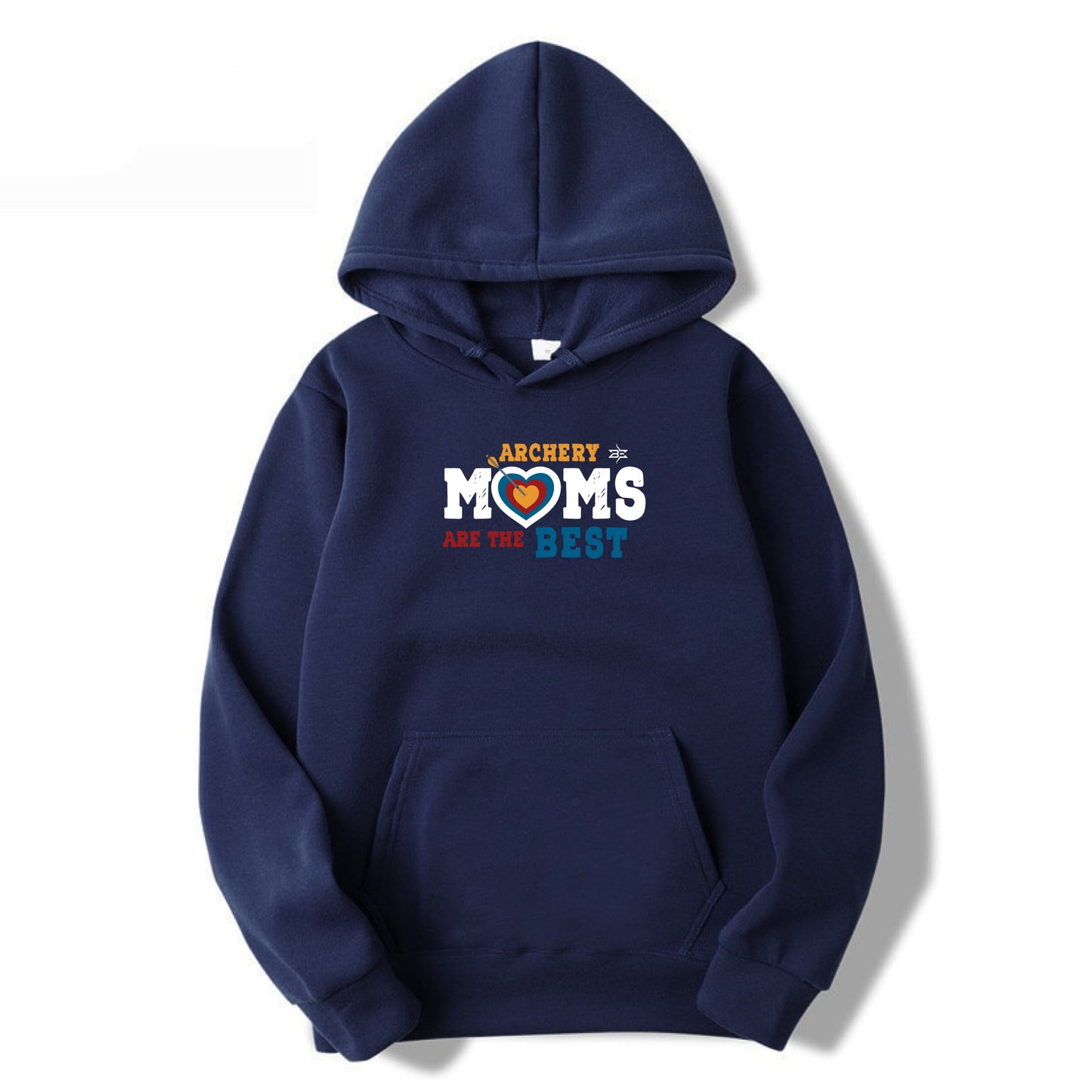 NAVY ARCHERY MOM HOODIE