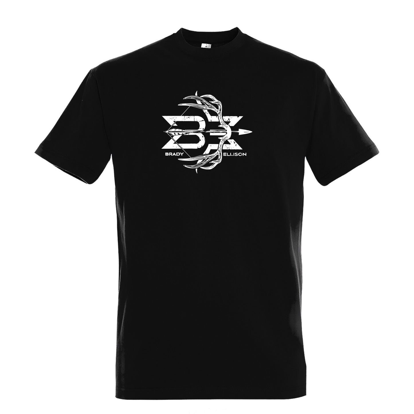 BLACK ARCHERY ANTLER HUNTING DESIGN FOR MEN T-SHIRT 